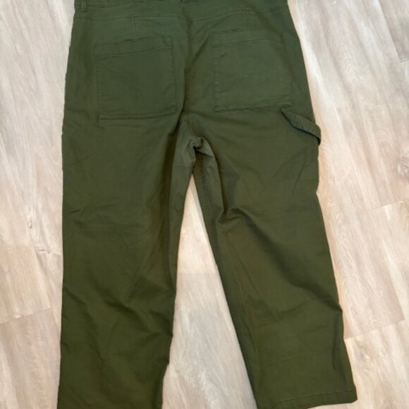 Old Navy Green Ankle Carpenter Pants - size 18 - Picture 5 of 8